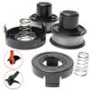 Weed Eater Replacement Parts Replacement String Trimmer Spool Line with Cap Spring Replacement Weed Eater Spool for Black Decker