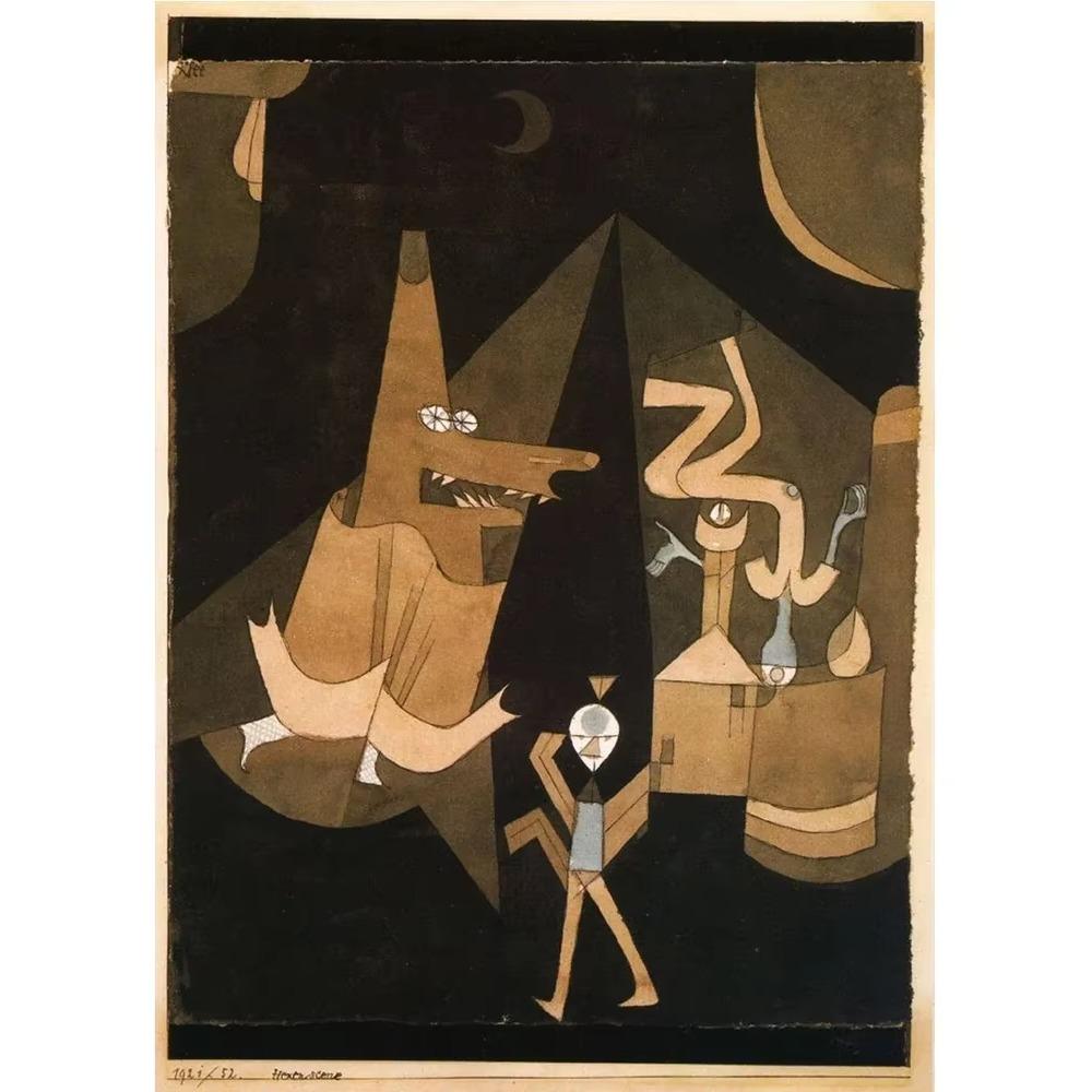Classic Abstract Wall Art by Paul Klee Nordic HD Canvas Print Poster for Home Living Room Bedroom ation Modern Home