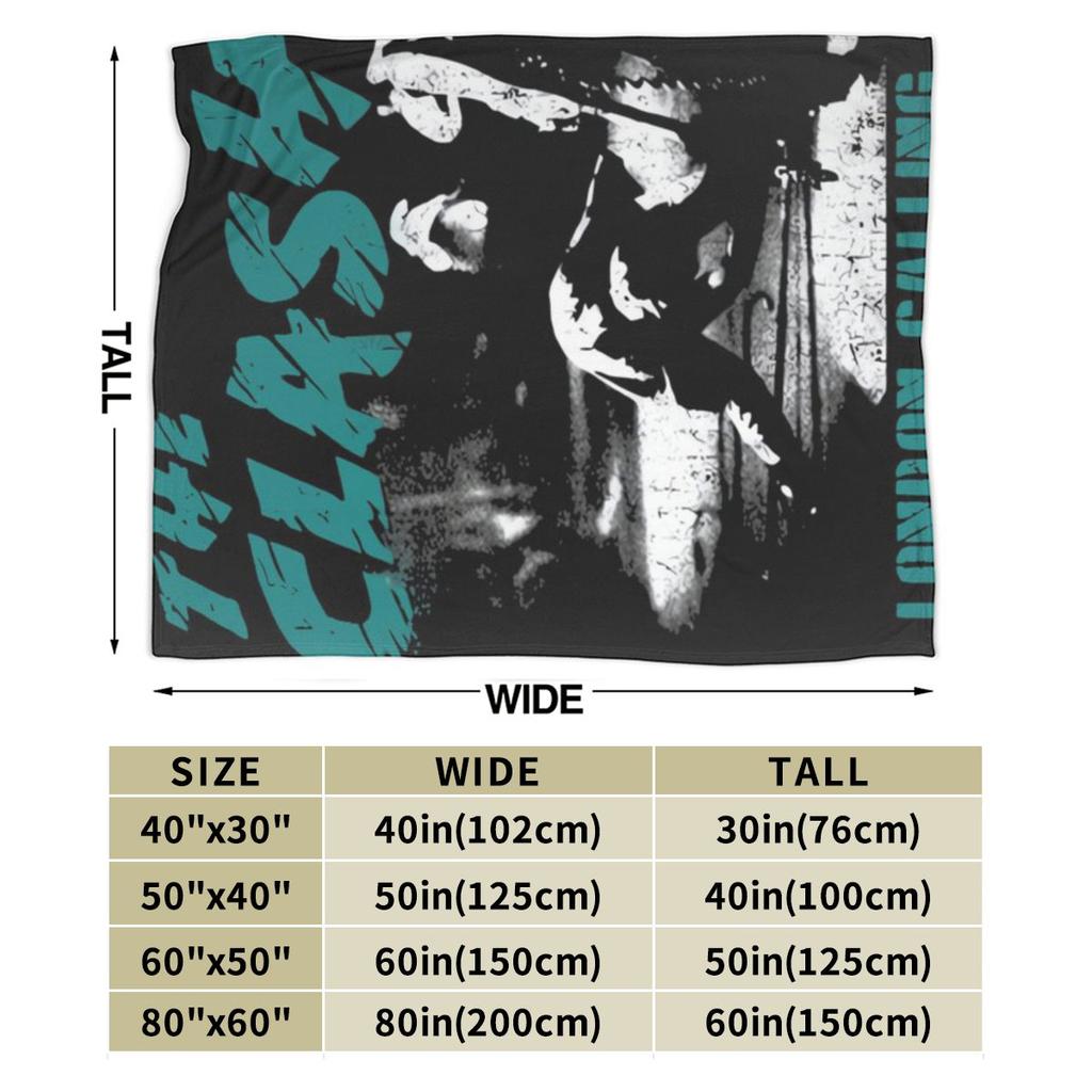 The Clash London Calling Custom Warm Gift An UltraSoft Micro Fleece Blanket