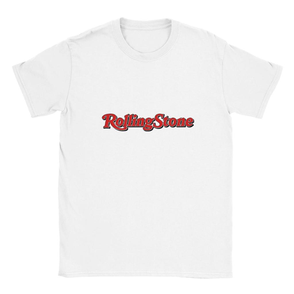 Футболка с логотипом журнала Rolling Stone | Одежда с атрибутикой классического рока
