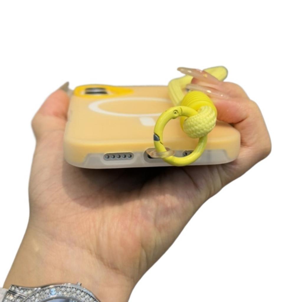 Новый 3 В 1 со шнурком Чехол для Magsafe для iPhone 17 16e 16 15 14 Plus 13 11 12 Pro Max Магнитная беспроводная зарядка Матовый чехол