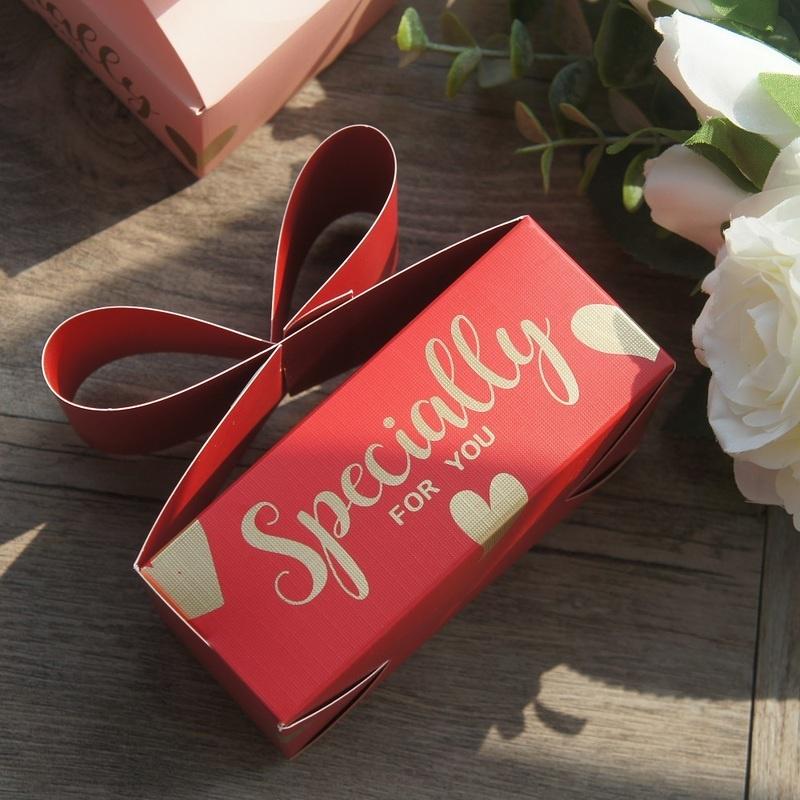 10 шт., бумажная коробка с бантом в виде мыла, печенья, конфет, маленькая подарочная упаковка, рождественские свадебные сувениры, подарки, Декора