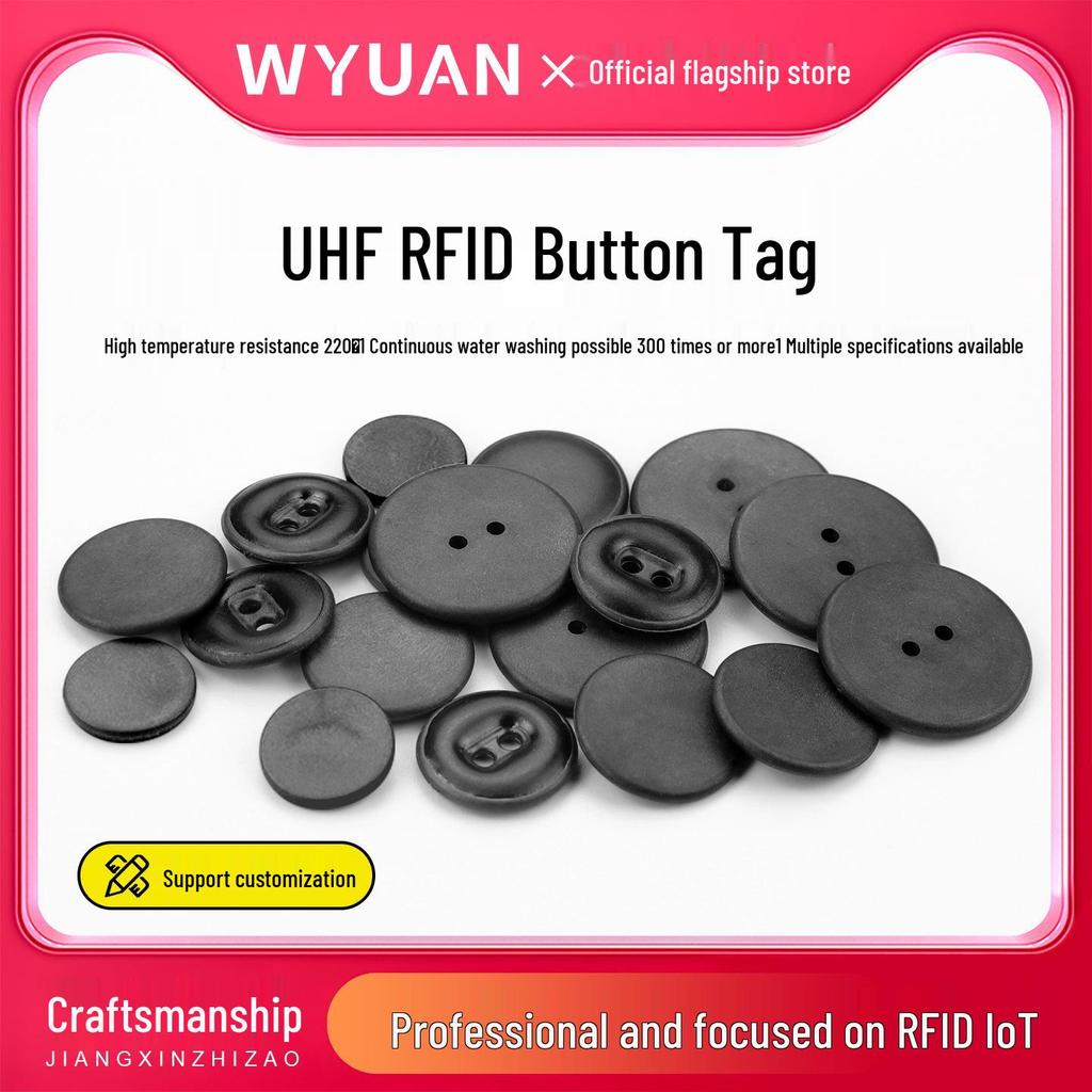 Ультравысокочастотная RFID-метка WYUAN: Термостойкая UHF-метка для стирки для управления тканями