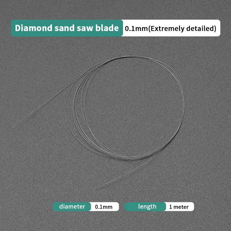 1M Режущая проволока Пильные полотна Нефрит Металл Керамика Режущие материалы Ручная пила Полотно Диаметр 0,1 мм-0,5 мм Профессиональные ручные инструменты