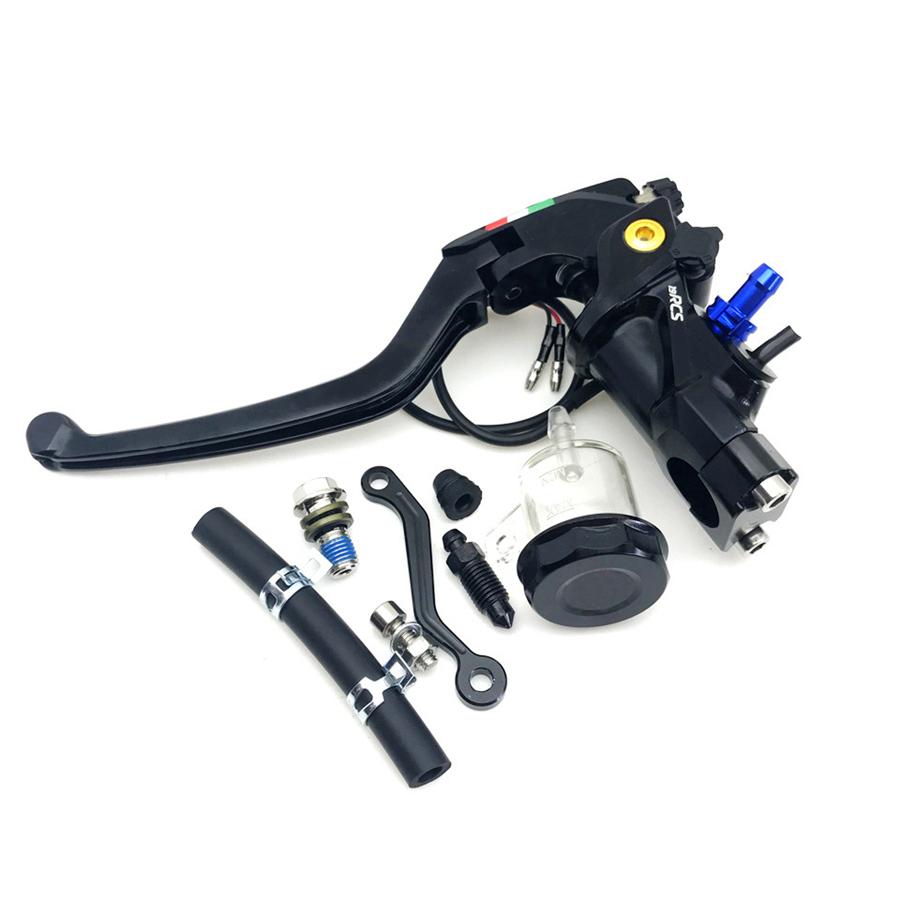 Pair CNC 19 RCS Motorcycle Brake Master Cylinder Cable Clutch Radial Brake Pump 22mm Universal For Honda Yamaha Kawasaki Suzuki