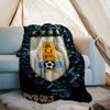 1PC Uruguay national football Printed Soft Flannel Blanket Throw for Adult Bedroom Living Room Sofa Camping Travel Fan gifts Christmas Gifts