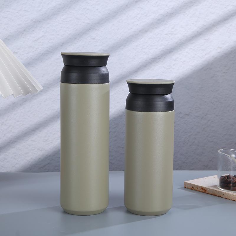 Творческий японский элемент чашка термос чашка кофейная чашка 304 нержавеющая сталь стакан для воды для девочек с высокой ценностью