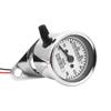 Universal Motorcycle Mechanical Dual Odometer Speedometer Gauge Speed Line Interface Metal Chrome for Harley Bobber Chopper Cafe