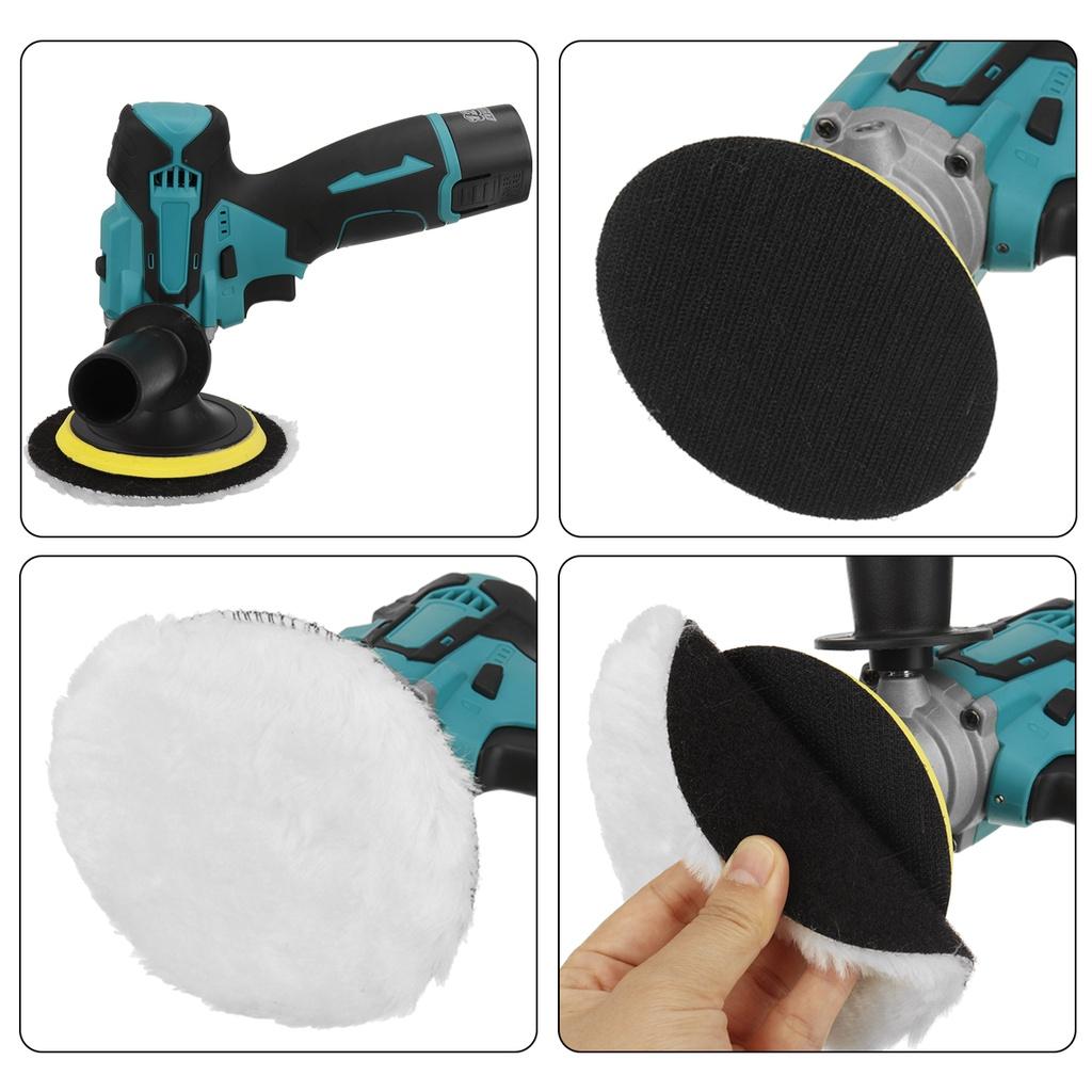 12 В портативная беспроводная электрическая полировальная машина для автомобиля, очиститель для полировки автомобиля, регулируемая, 5 скоростей, перезаряжаемая