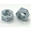 Adpack [Made In Japan] Left-Hand Thread Hex Nut, Type 1, Iron/Nichrome Plated, Reverse Thread, M10, 5-Pack
