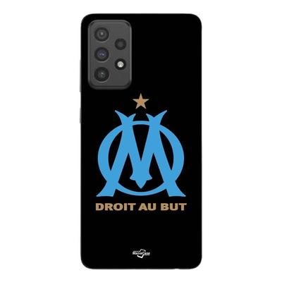 Coque De Téléphone - MANIACASE - Samsung Galaxy A72 - Logo OM Olympique De Marseille - Silicone - Noir