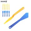 1set Car Window Tint Tools Plastic Wrap Shank Gasket Squeegee Long Handle Micro Squeegee Car Tinting Wrap Tool Corner Scraper