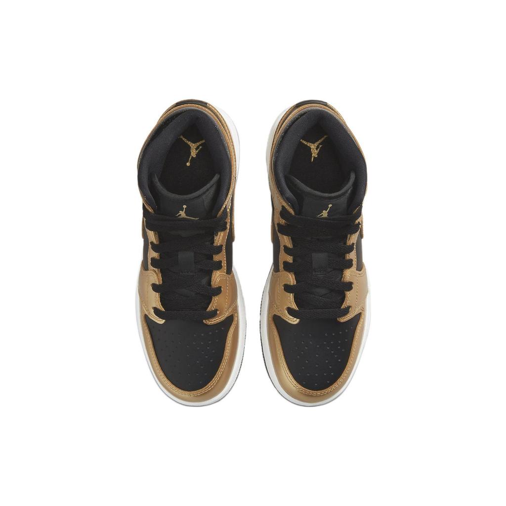 Jordan 1 Mid SE Металлический Золотой Черный GS DR6967-071