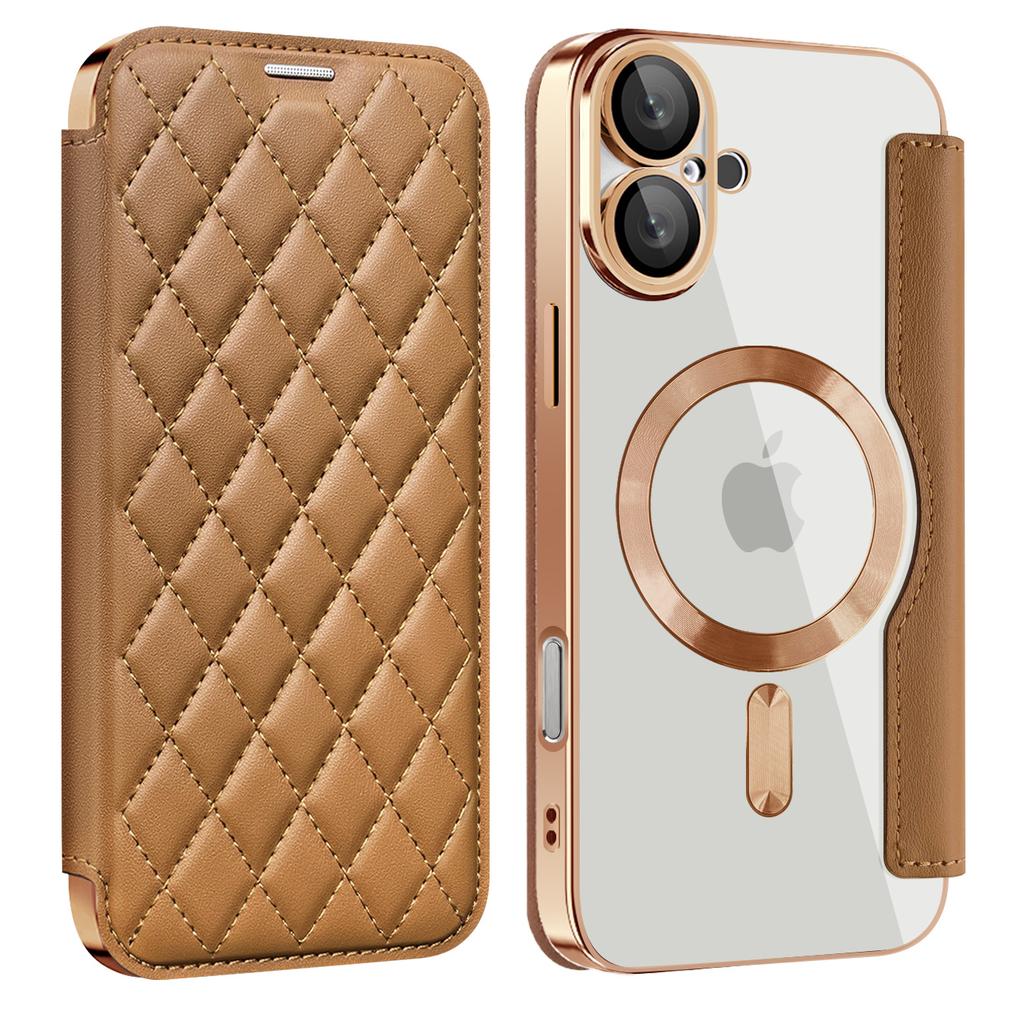 Для серии iPhone 11 12 13 14 15 16. Кожаный чехол Yadun Small Fragrance - Слоты для карт с RFID-блокировкой и поддержка беспроводной зарядки