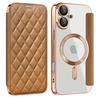 Для серии iPhone 11 12 13 14 15 16. Кожаный чехол Yadun Small Fragrance - Слоты для карт с RFID-блокировкой и поддержка беспроводной зарядки