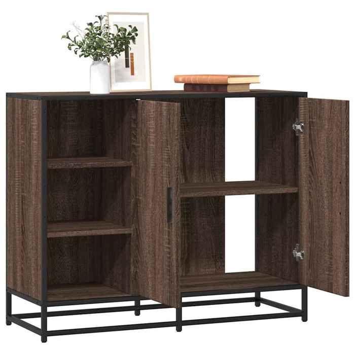 VidaXL Buffet Brown Oak 92x35x76 Cm Engineered Wood 849023