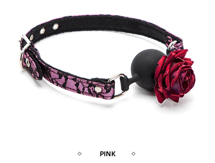 5 цветов роза рот кляп сексуальный ретро кружевной узор бондаж БДСМ рот мяч собака раб флирт взрослые игры секс игрушки для женщин пара