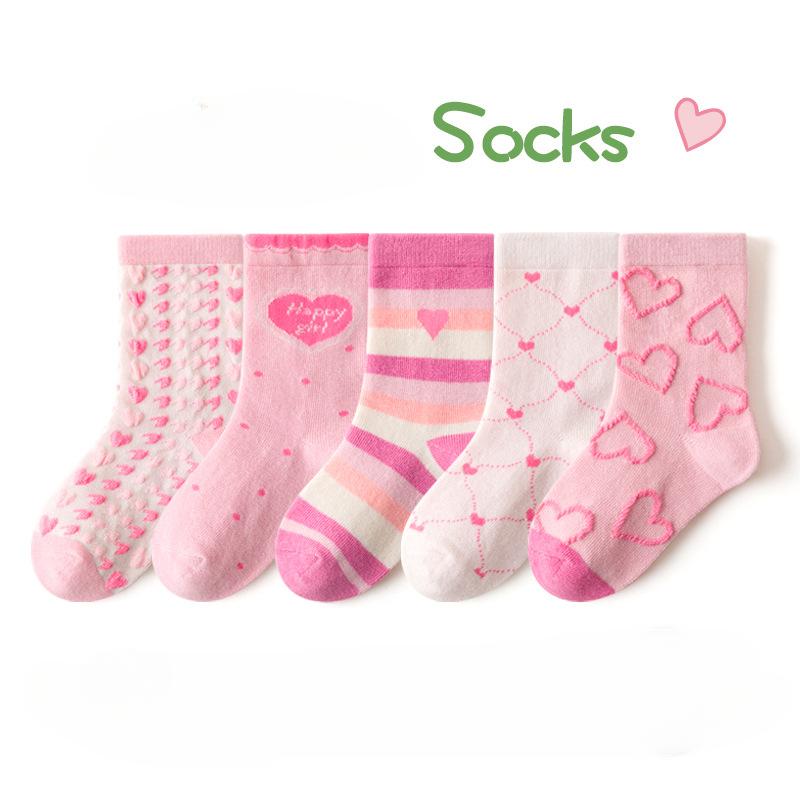 Детские носки Носки для девочек Милые модные носки Детские носки для малышей Весна Осень Зима Дети