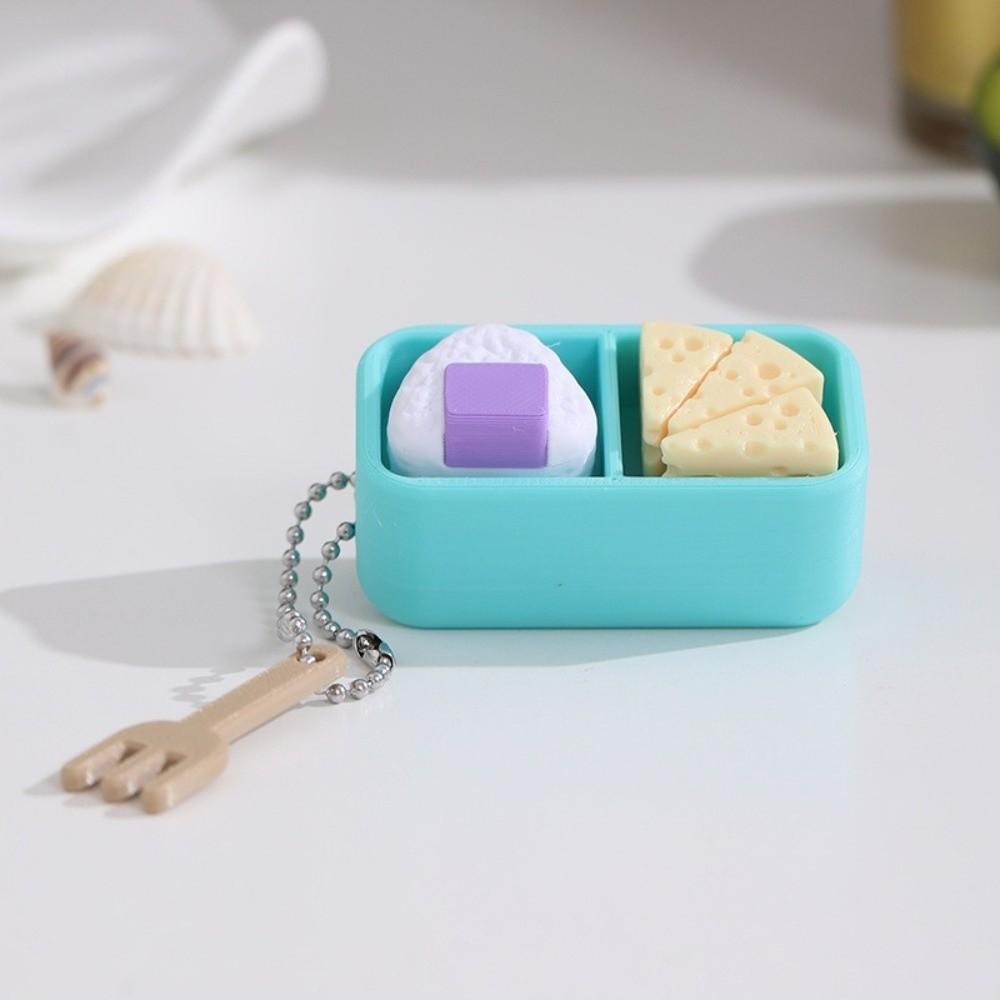 Imitation Sushi Fidget Keychain Novelty Simulation Food Keychain Lunch Box Decoration