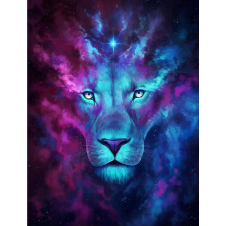 5D DIY Diamond Painting Fantasy Animal Cross Stitch Kit Full Diamond Embroidery Rhinestone Picture Mosaic Mosaic Home Decoration