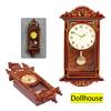 1:12 Кукольный домик Миниатюрные настенные часы Европейские Винтажные часы Модель мебели Декор Игрушка Аксессуары для кукольного домика