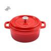 Zhang Xiao Quan Crimson Red Cast Iron Enamel Pot