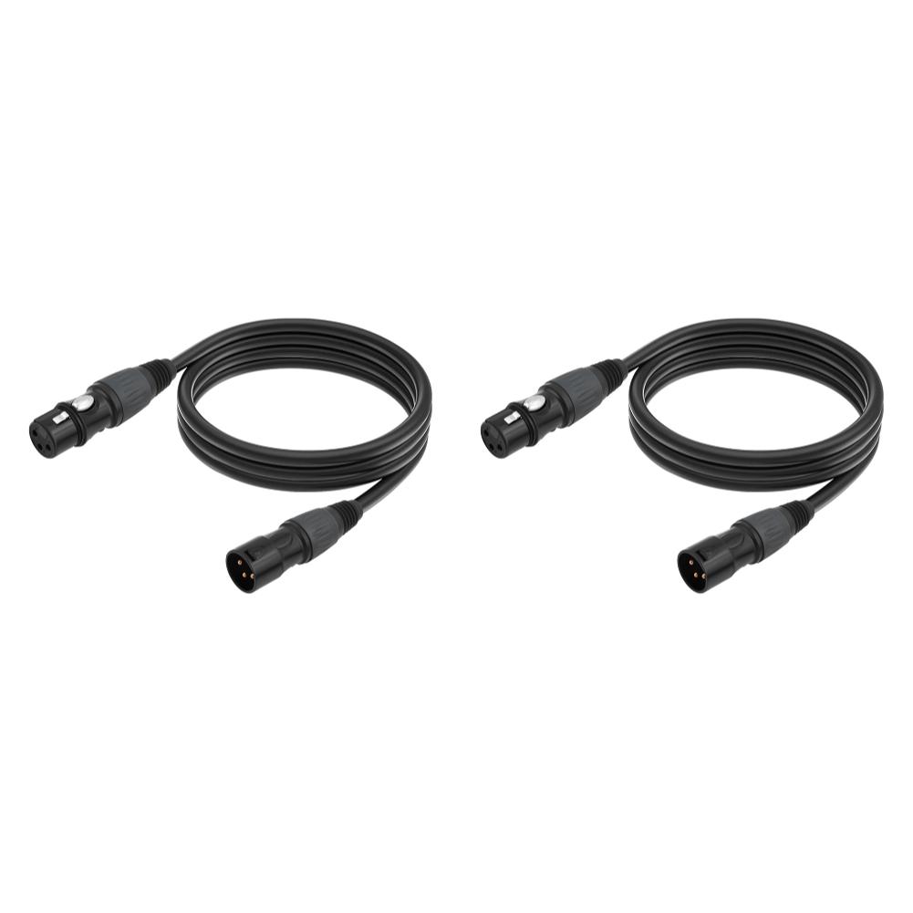 3/5 м XLR Кабель для динамика Позолоченный 3-контактный Папа к Маме Балансная линия XLR Аудиокабель для микрофона микшера студии звукозаписи