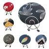 Stool Stretch Slipcover Chair Cover Round Elastic Floral Printed Bar Seat Cover