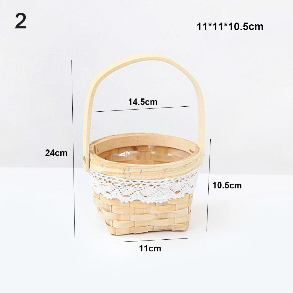 Мини Миниатюрная Плетеная Корзинка из Бумажной Лозы Ручная Работа Корзинка для Цветов для Кукол BJD/для Кукол Ob11