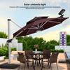 Солнечный зонт, уличный светильник для кемпинга, супер яркий водонепроницаемый солнечный зонтик для патио, светодиодный светильник