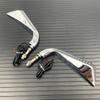 Для мотоцикла Harley Sportster Softail Dyna Electra Glide LED Sickle зеркало заднего вида с проточной водой поворотник