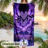 Solo Leveling Beach Towel, Personalized Custom Name Text, Quick Dry Large Absorbent Towel For Beach Pool