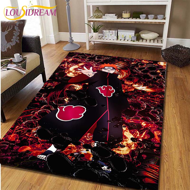 Аниме Наруто узор ковры гостиная противоскользящий коврик детские коврики для спальни коврик для йоги большой ковер декор