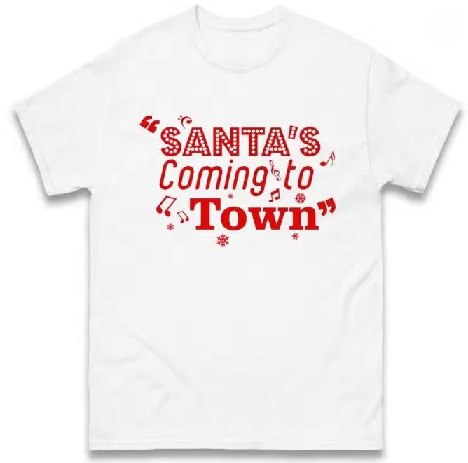 Naughty Xmas Ornaments Kamasutra Adult Humor Christmas High-quality Pure Cotton Men's Short-sleeved T-shirt Casual Loose Top