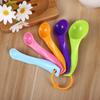 5pcs/Set Plastic Measuring Spoons 1 / 2.5 / 5 / 7.5/ 15ml Measure Gram Cups Child Milk Powder Spice Measuring Scoop Kitchen