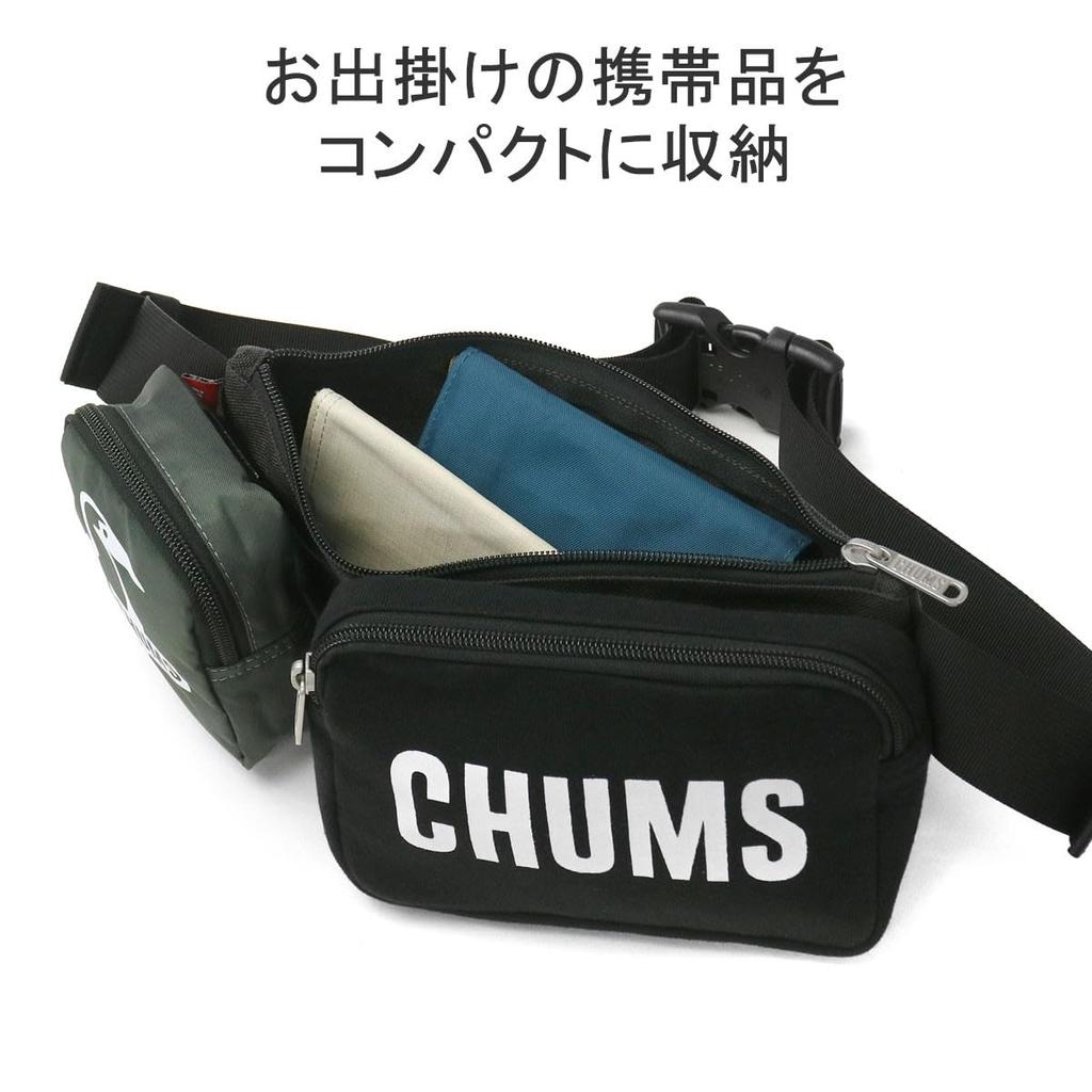 Shoulder Bag 3 Pouch Body Bag Sweat Nylon [Chums] Men's