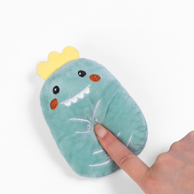 Игрушка Кошачья мята Мультяшная в форме животного Звуковая Устойчивая к царапинам Плюшевая Игрушка с ароматом кошачьей мяты
