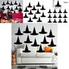 Halloween Witch Hat Paper Party Decor For Festive Scene Setting 12 Pack