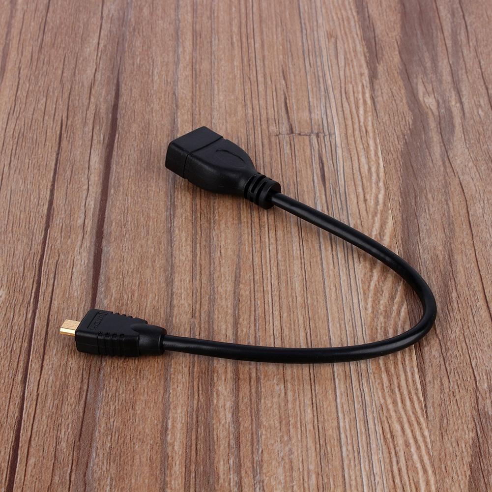 Micro HDMI Male to HDMI Female конвертер адаптер удлинительный кабель провод шнур 1080P