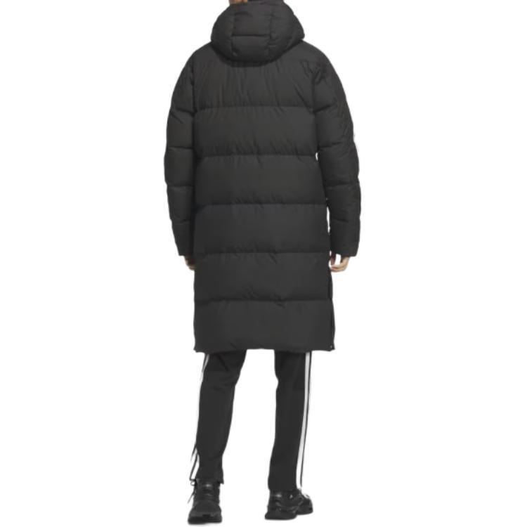adidas Пуховик с 3 полосками Унисекс Черный JZ8731