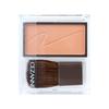 CEZANNE Cheek Blush 06 Flower Coral 2.0g - Moisturizing Powder Blush for Natural Rosy Glow and Eyeshadow