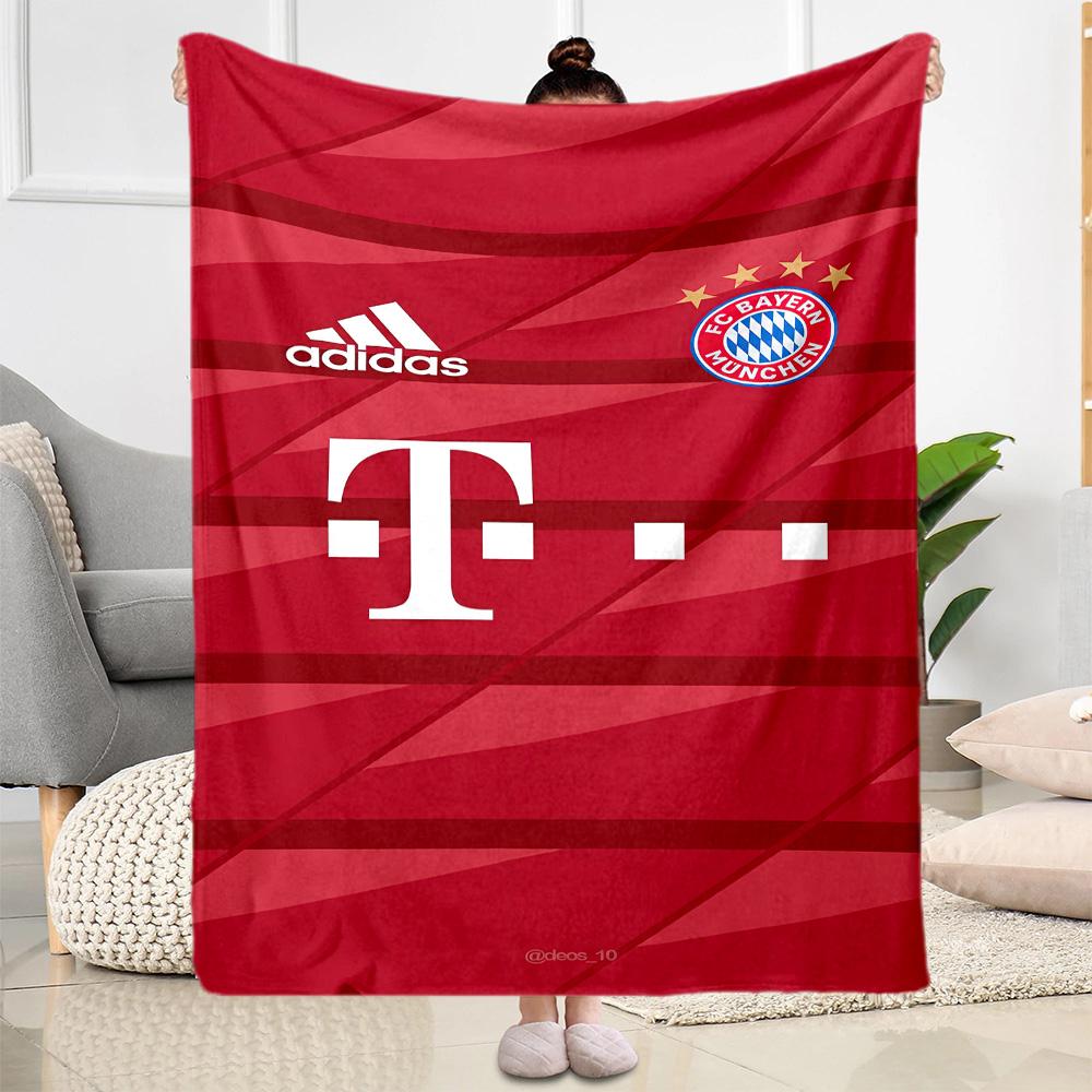 Bayern Munich Blanket Comfortable Great for Bed Office Chair Seaside All-Season Use Modern Unique Gift for Family and Friends Camping