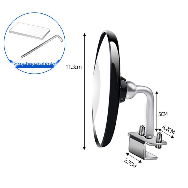 Круглое зеркало заднего вида 304 - Идеально для учебных автобусов автошкол, Широкоугольное, Подходит для малых транспортных средств