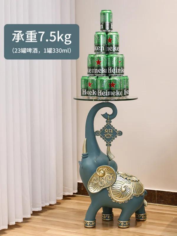 Home Dector Статуя Слона Напольное Хранение Подарки на Новоселье Гостиная Домашний Боковой Декор Тумба под ТВ Чайный Стол Большой Орнамент