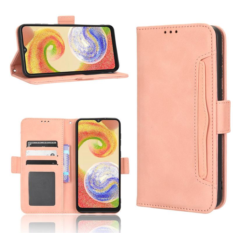 Samsung Galaxy A08 Wallet Case with Card Holder, Leather Kickstand Card Slots Case for Samsung Galaxy A08