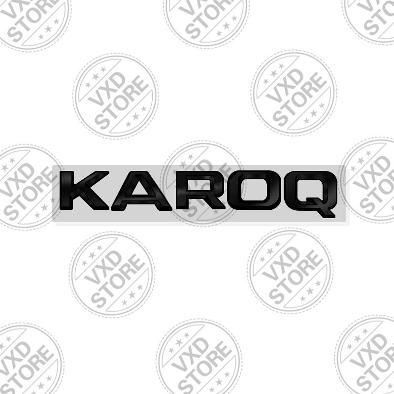 JBIW9 For Skoda Superb Kodiaq Karoq 4X4 Yeti Octavia Rapid Fabia Kamiq Car 3D Metal Letters Badge Decals Sticker Glossy Matte Black