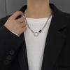 Unisex Copper Alloy Necklace Electroplated Durable Non-Fading Jewelry Sweater Chain Personalized Fashion Accessory