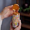 Enamel Tea Candy Jar Ceramic Candy Jar Multifunctional Home Herbs Coffee Bean Sealed Box Kitchen Storage Bottle Home Decoration