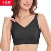 Non trace lifting cross anti glare large chest display small bra