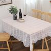 Французская ретро пасторальная скатерть с кружевом крючком кремового цвета, простая накидка на кофейный столик, изысканная кружевная салфетка, различные спецификации